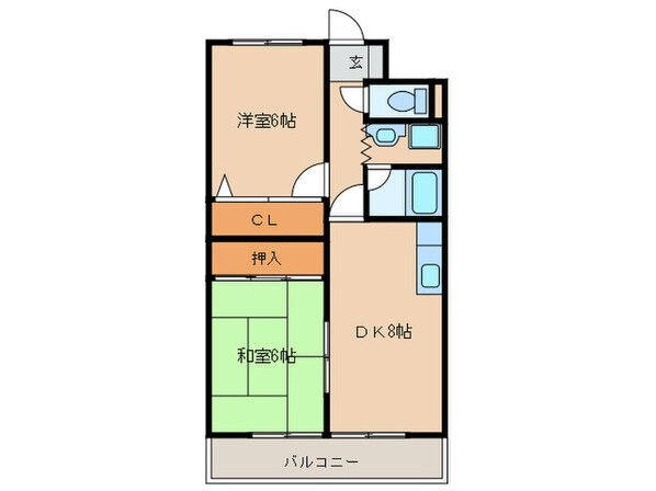 ヴィラジュリアの物件間取画像